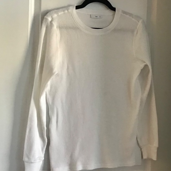 TNA waffle knit long sleeved T-shirt size M - Picture 4 of 5